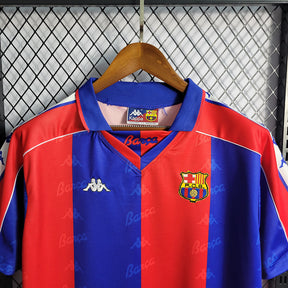 Camisa Barcelona Home 1992/95 Retrô - Azul e Vermelha | Torcedor