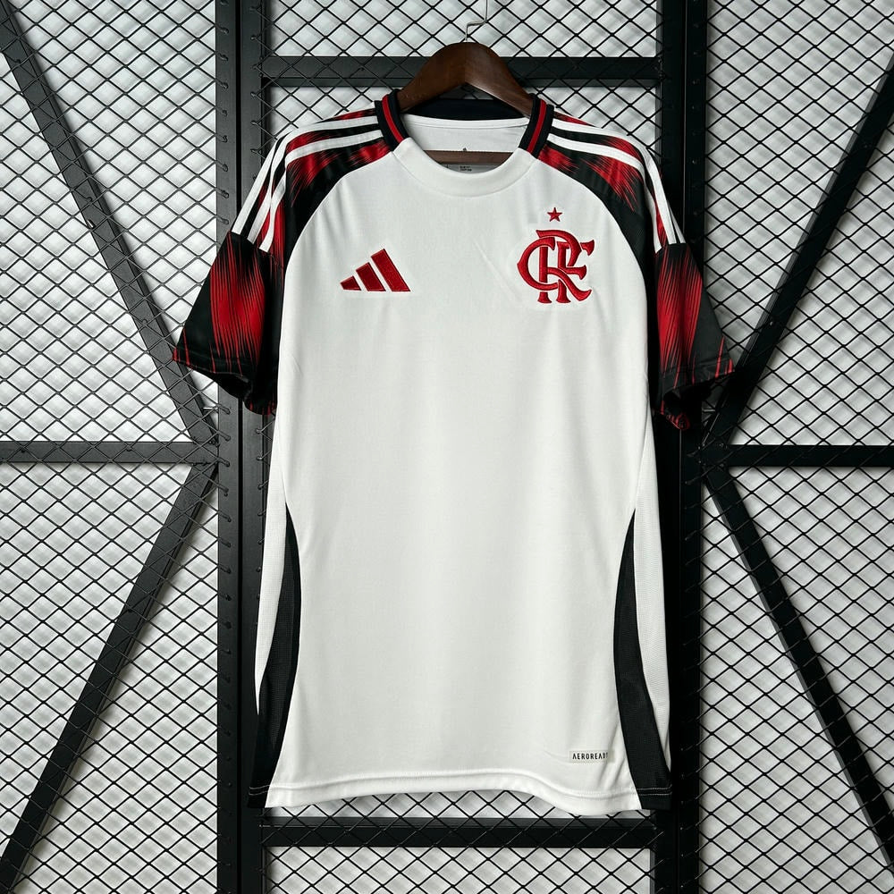 Camisa CRF Away 25/26 - Branca e Vermelha | Torcedor