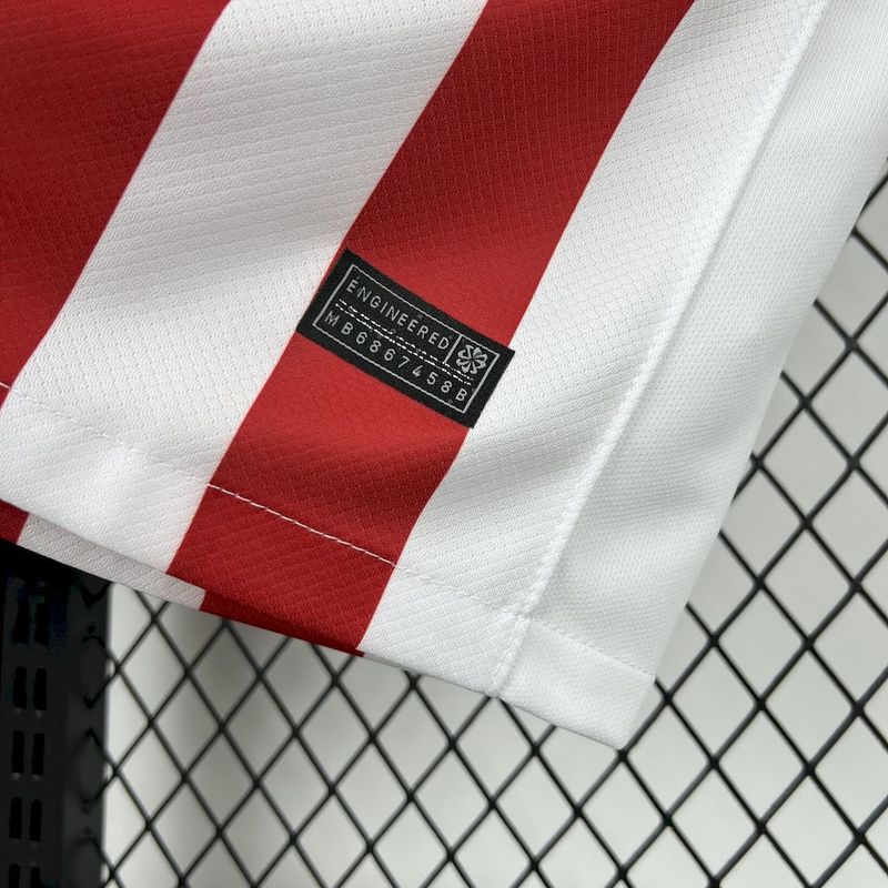 Camisa Atlético de Madrid Home 2025/26 - Branca e Vermelha | Torcedor