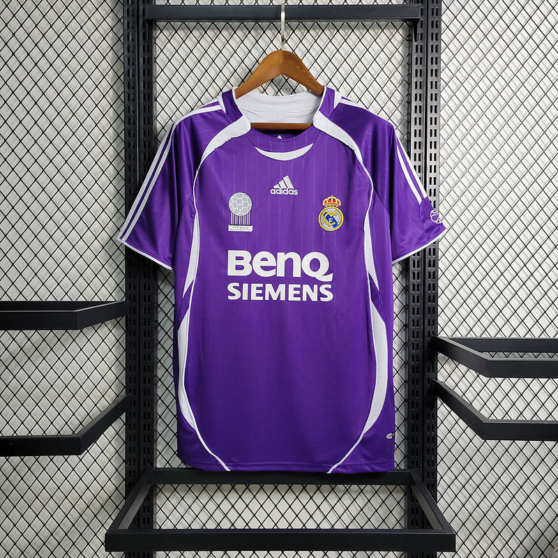 Camisa Real Madrid Away 2006 Retrô - Roxa | Torcedor