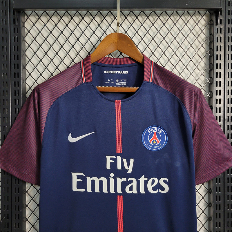 Camisa PSG Third 2017/18 - Azul e Vermelha | Torcedor