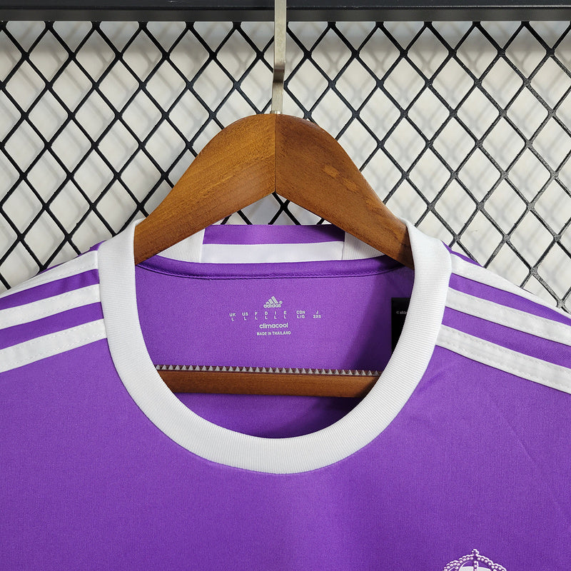 Camisa Real Madrid Away 17/18 Retrô - Roxa | Torcedor