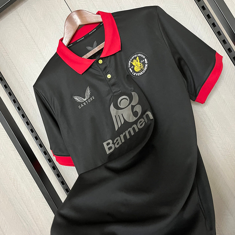 Camisa Bayer Leverkusen Edição Única 24/25 - Preta e Vermelha | Torcedor