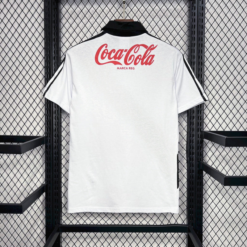 Camisa Vasco Away 1988 Retrô - Branca e Preta | Torcedor