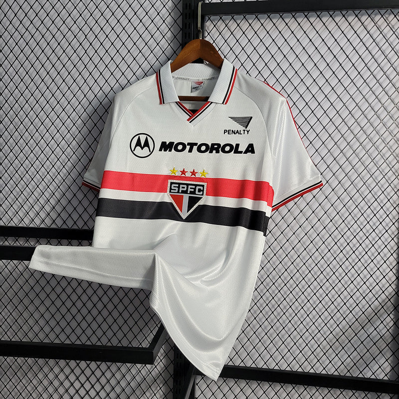 Camisa São Paulo Home 2000 Retrô - Branca | Torcedor