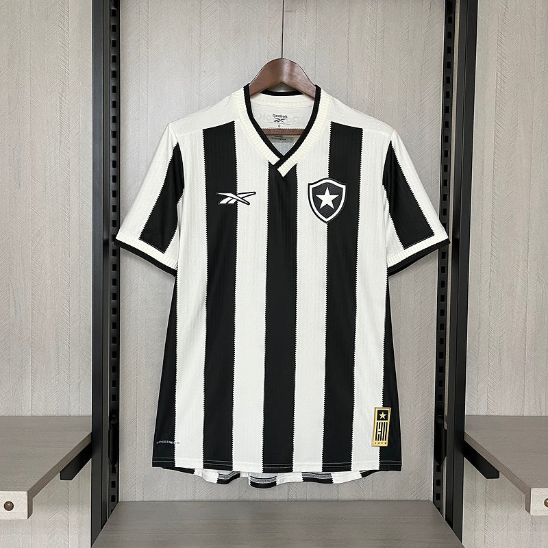 Camisa Botafogo Home 24/25 - Preta e Branca | Torcedor
