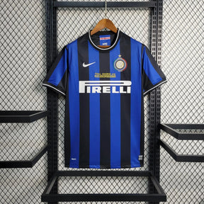 Camisa Inter de Milão Home 09/10 Retrô - Azul e Preta | Torcedor - FutNews