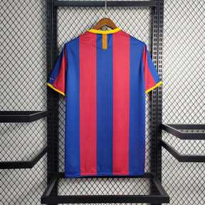 Camisa Barcelona Home 10/11 Retrô - Azul e Vermelha | Torcedor - FutNews