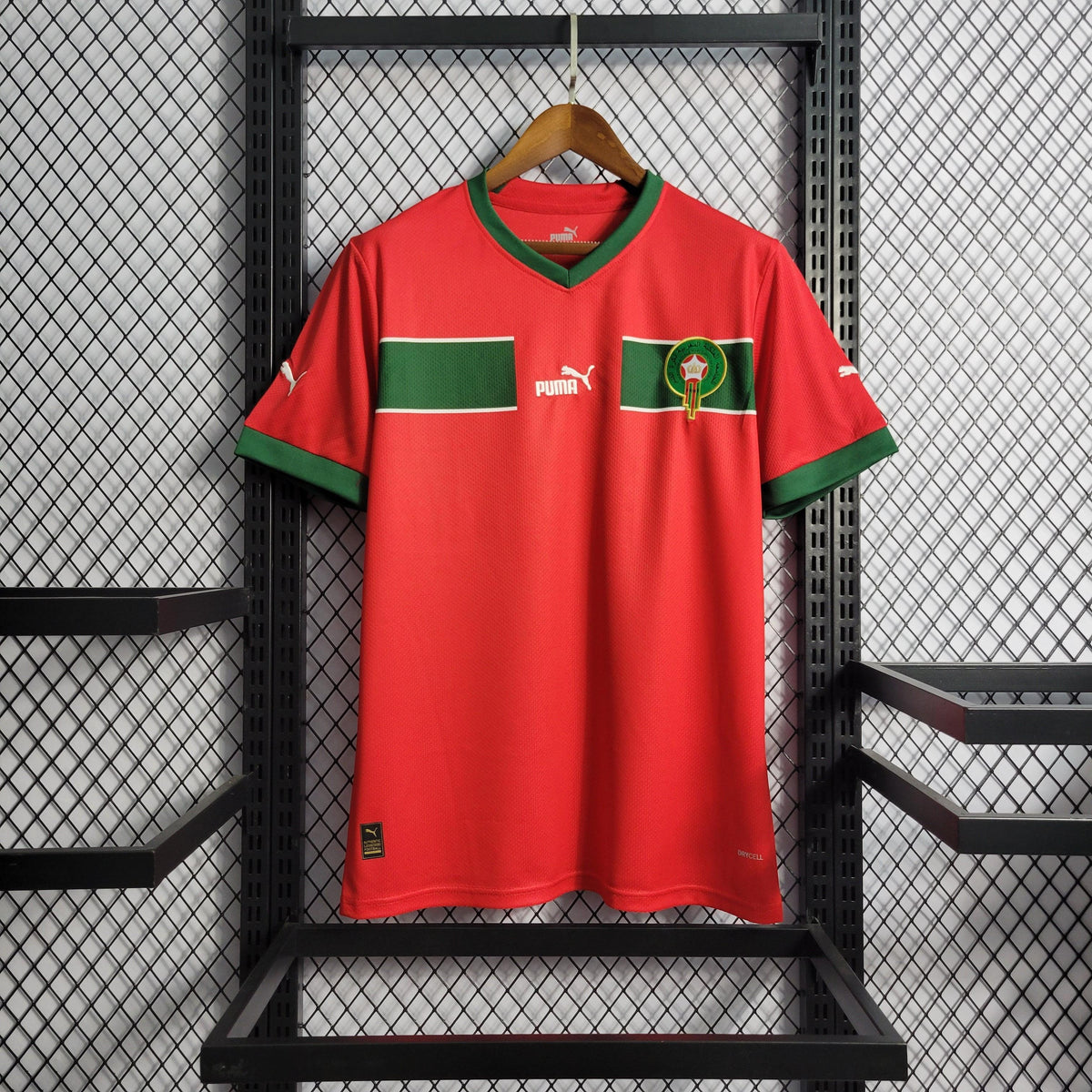 Camisa Marrocos Home 2022 - Vermelha | Torcedor - FutNews