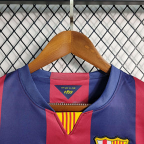 Camisa Barcelona Home 14/15 Retrô - Azul e Vermelha | Torcedor - FutNews