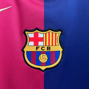 Camisa Barcelona Home 24/25 - Azul e Vermelha | Torcedor