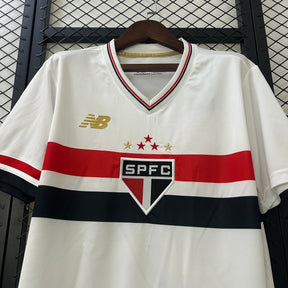Camisa São Paulo Home 2025/26 - Branca | Torcedor
