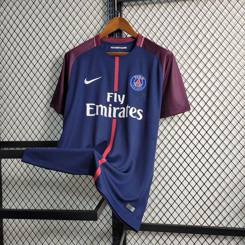 Camisa PSG Third 2017/18 - Azul e Vermelha | Torcedor