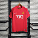 Camisa Manchester United Home 07/08 Retrô - Vermelha | Torcedor - FutNews