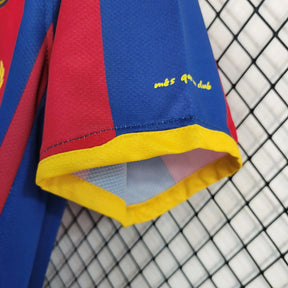Camisa Barcelona Home 10/11 Retrô - Azul e Vermelha | Torcedor - FutNews