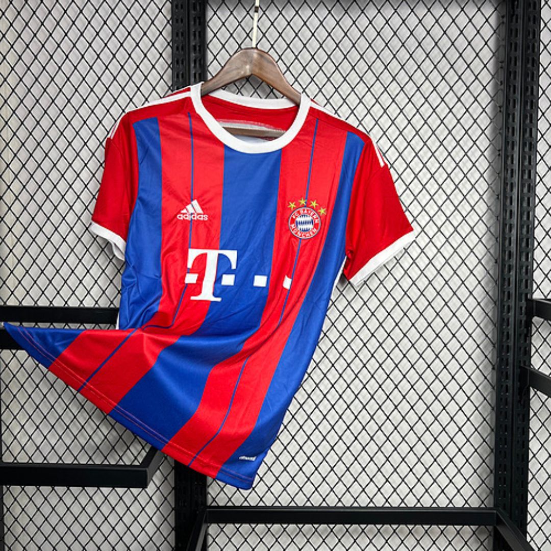 Camisa Bayern de Munique Retrô 2014/15 - Azul e Vermelha | Torcedor