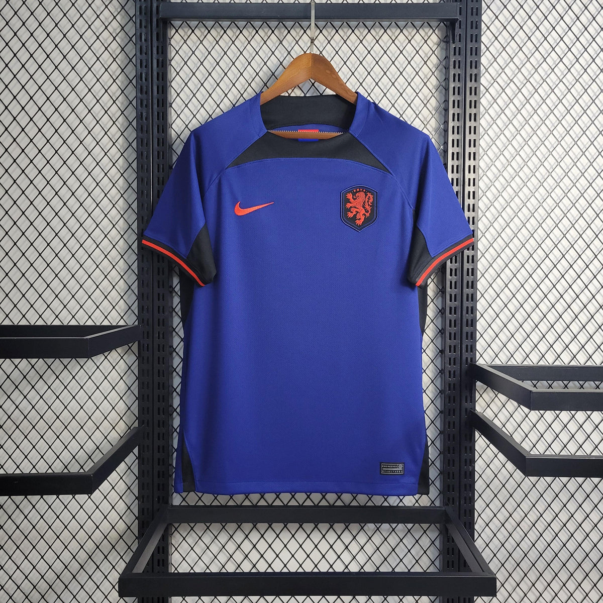 Camisa Holanda Away 2022 - Azul | Torcedor - FutNews
