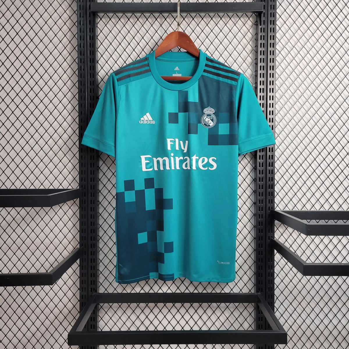 Camisa Real Madrid Third 17/18 Retrô - Azul | Torcedor - FutNews