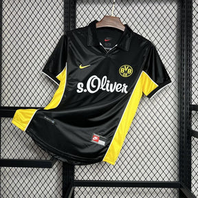 Camisa Borussia Dortmund Retrô 1998 - Preta | Torcedor