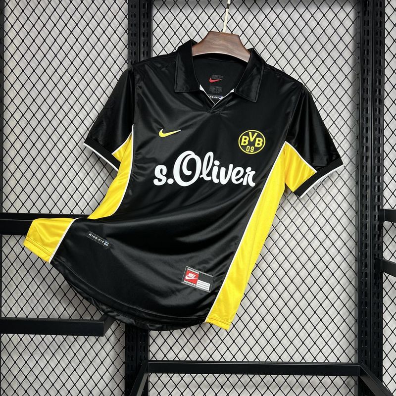 Camisa Borussia Dortmund Retrô 1998 - Preta | Torcedor