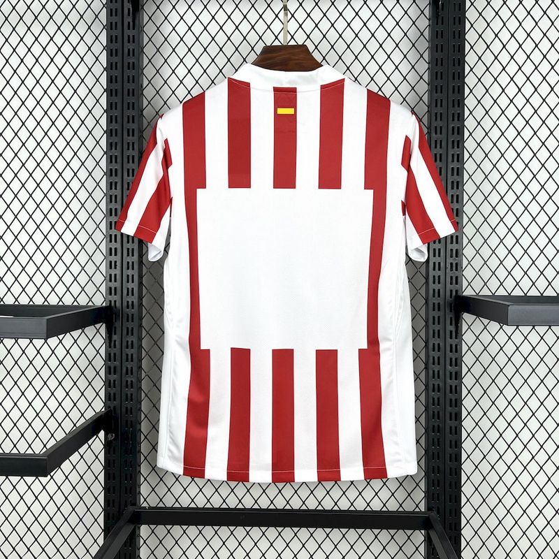 Camisa Atlético de Madrid Home 2025/26 - Branca e Vermelha | Torcedor