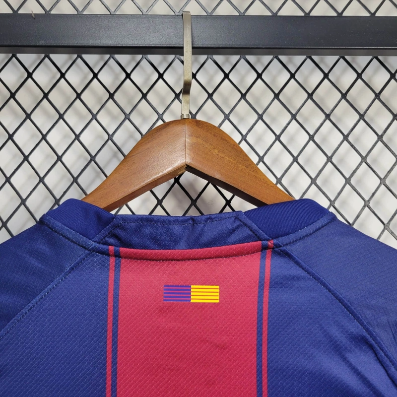 Camisa Barcelona Home 25/26 - Azul e Vermelha | Torcedor