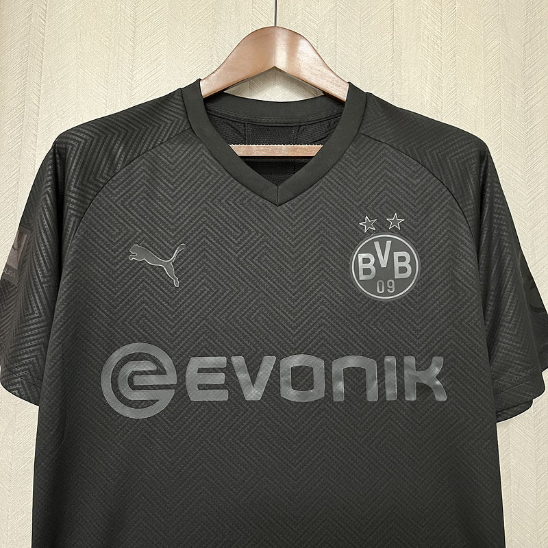 Camisa Borussia Dortmund Blackout 2019/20 - Preta | Torcedor
