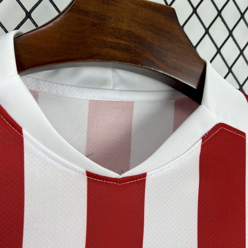 Camisa Atlético de Madrid Home 2025/26 - Branca e Vermelha | Torcedor