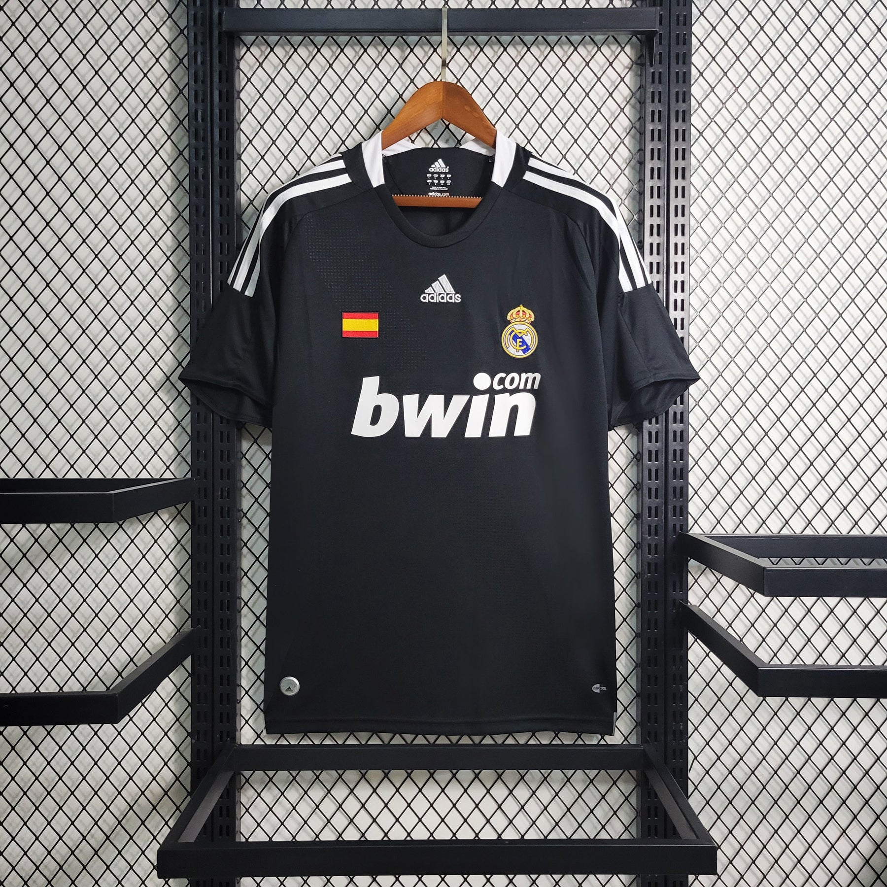 Camisa Real Madrid Away 2008/09 Retrô - Preta | Torcedor