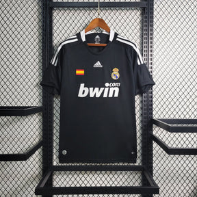 Camisa Real Madrid Away 2008/09 Retrô - Preta | Torcedor
