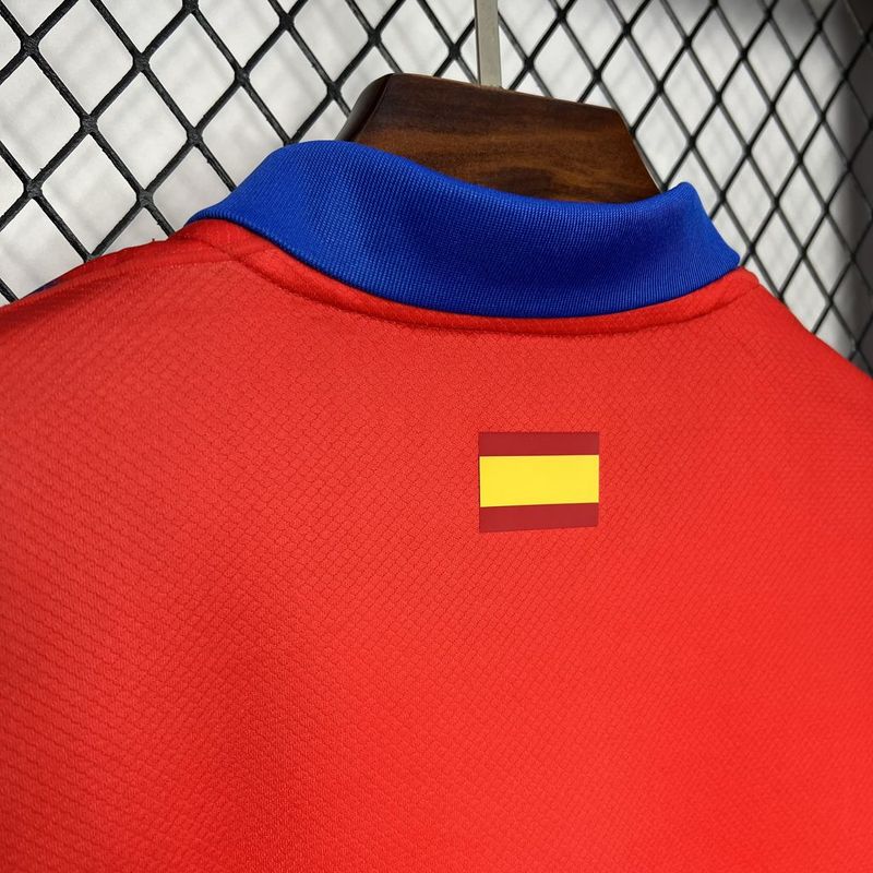 Camisa Atlético de Madrid Home 24/25 - Branca e Vermelha | Torcedor