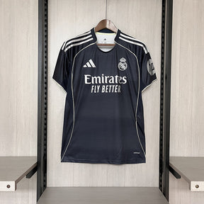 Camisa Real Madrid Away 25/26 - Cinza escuro | Torcedor