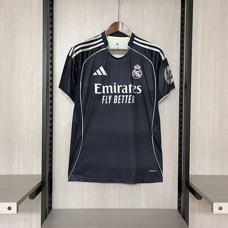 Camisa Real Madrid Away 25/26 - Cinza escuro | Torcedor