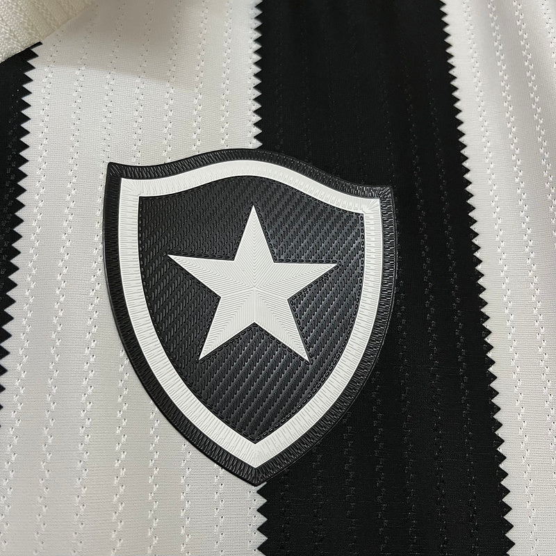 Camisa Botafogo Home 24/25 - Preta e Branca | Torcedor