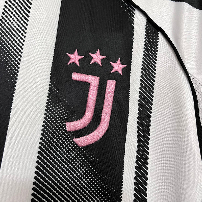 Camisa Juventus Home 25/26 - Branca e Preta | Torcedor