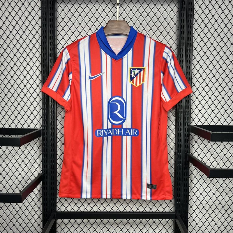Camisa Atlético de Madrid Home 24/25 - Branca e Vermelha | Torcedor