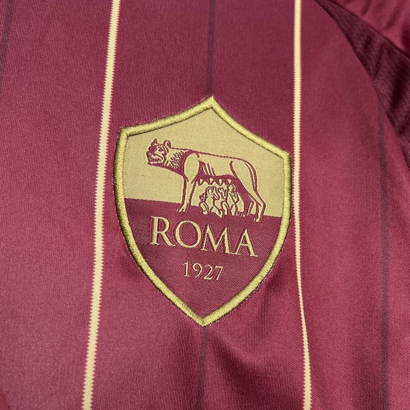 Camisa Roma Home 24/25 - Vermelha | Torcedor