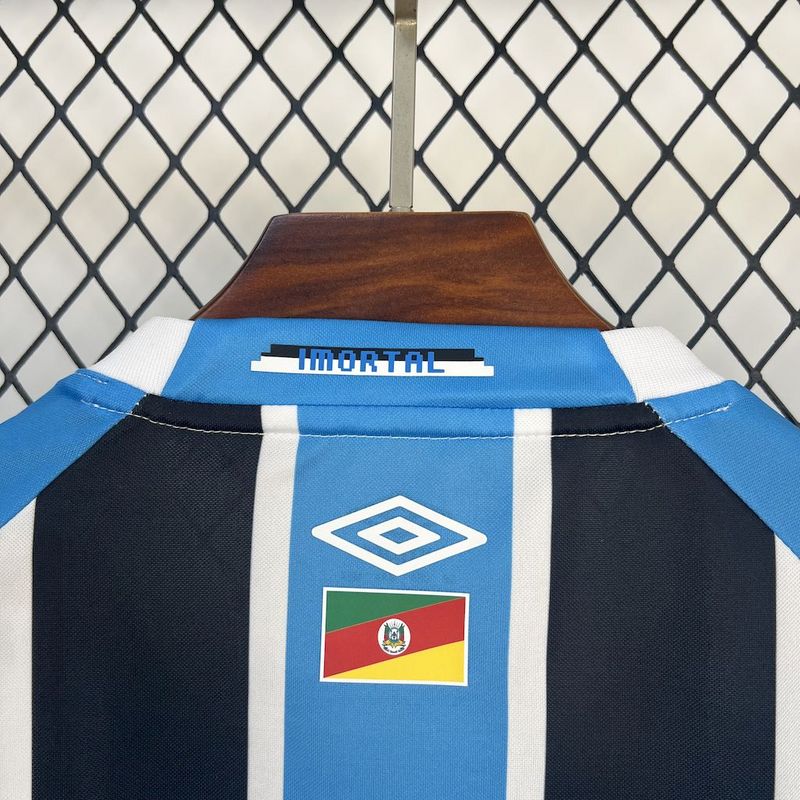 Camisa Grêmio Home 25/26 - Azul e Preta | Torcedor