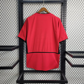 Camisa Manchester United Home 02/03 Retrô - Vermelha | Torcedor - FutNews