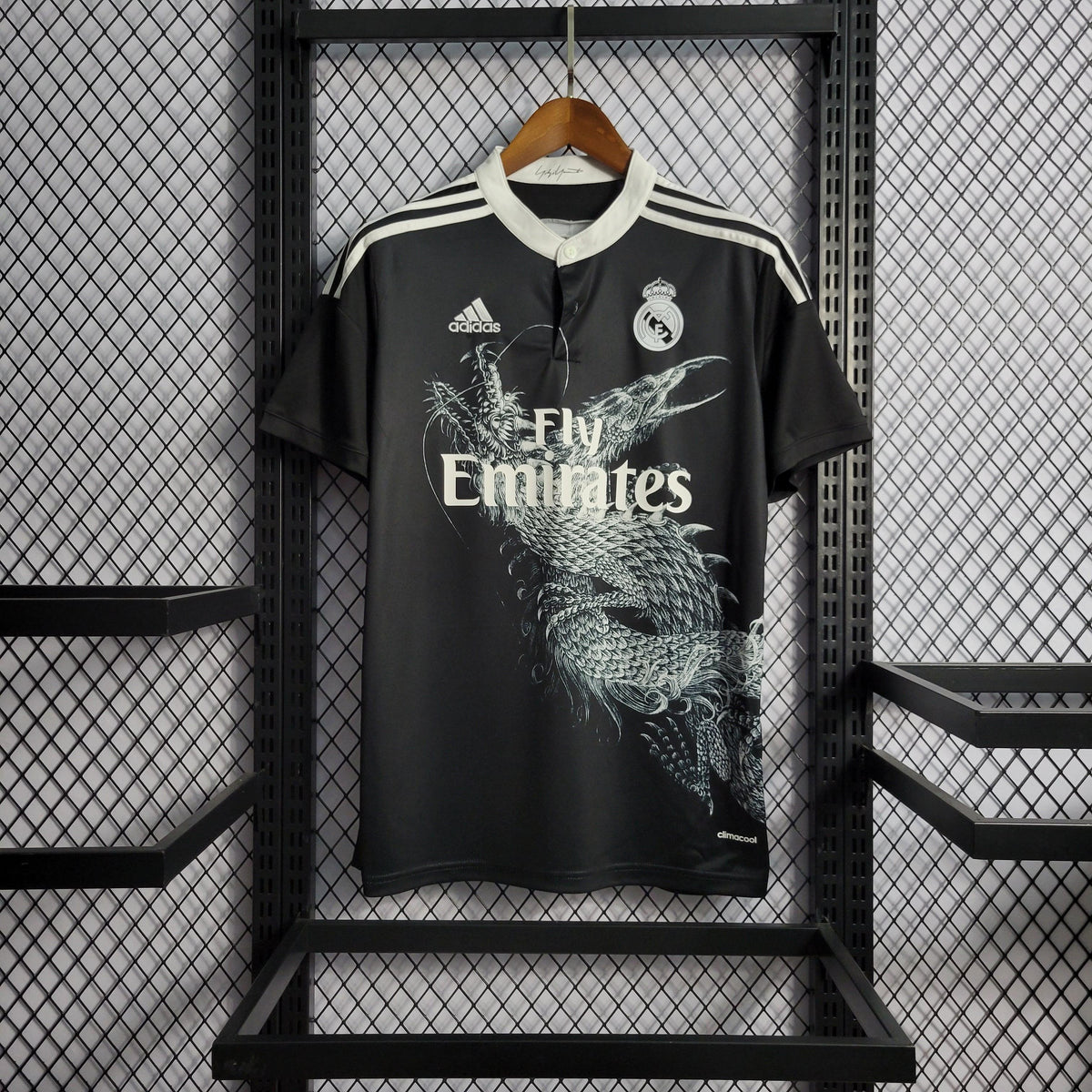 Camisa Real Madrid Third 14/15 Retrô - Preta | Torcedor - FutNews