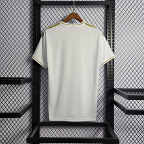Camisa Real Madrid Home 19/20 Retrô - Branca e Dourada | Torcedor - FutNews