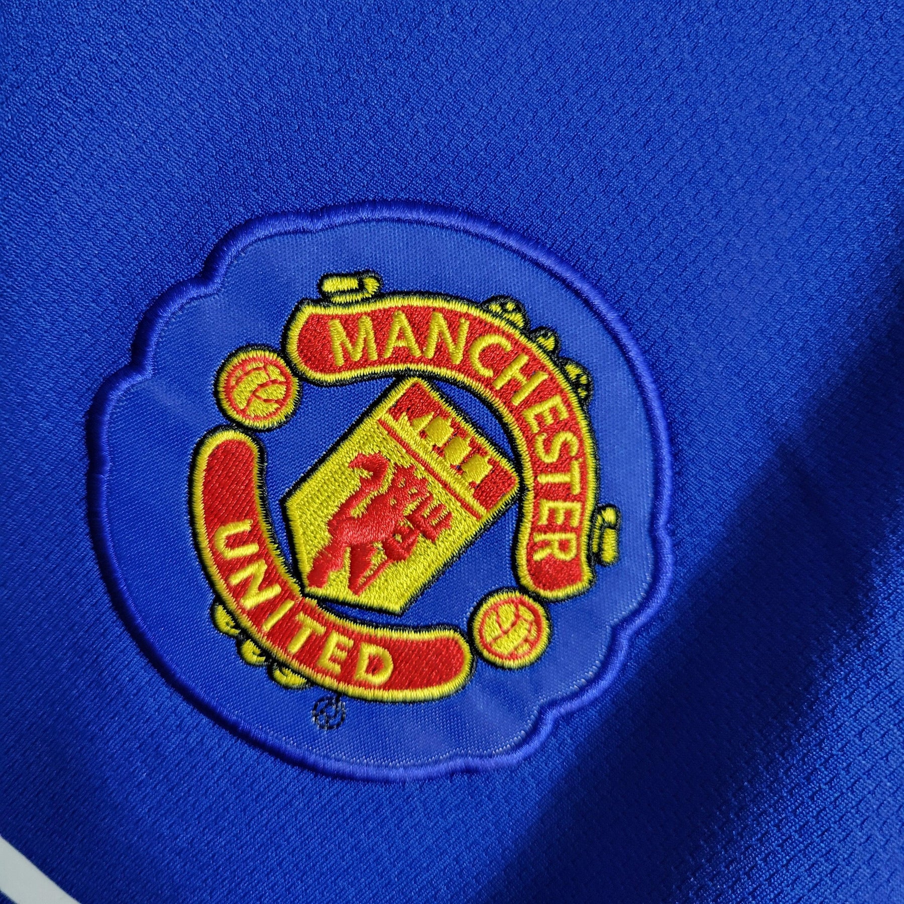 Camisa Manchester United Away 07/08 Retrô - Azul | Torcedor - FutNews