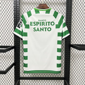 Camisa Sporting Home 2003/04 Retrô - Verde e Branca | Torcedor