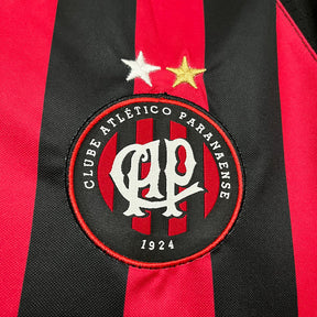 Camisa Athletico Paranaense Retrô Home 2017/18 - Vermelha e Preta | Torcedor