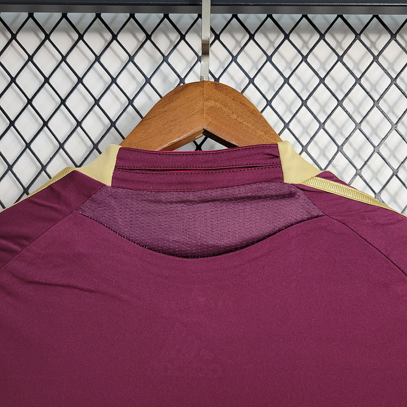 Camisa Lyon Retrô 2010/11 - Rosa e Dourada | Torcedor