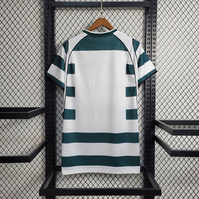 Camisa Sporting Home 2001/03 Retrô - Verde e Branca | Torcedor