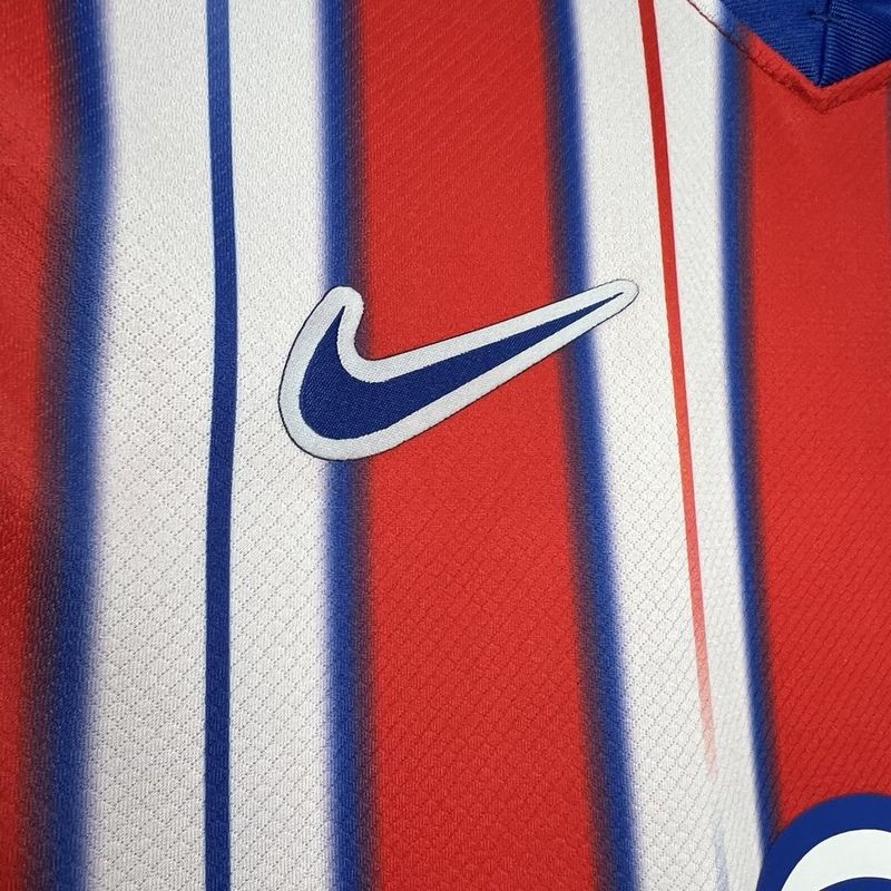 Camisa Atlético de Madrid Home 24/25 - Branca e Vermelha | Torcedor