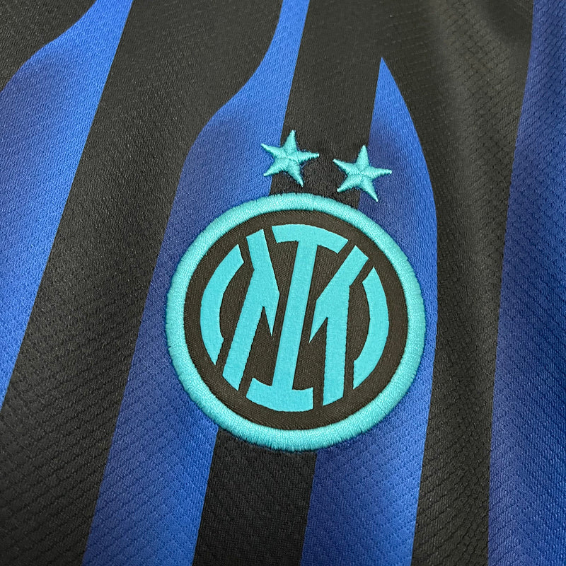 Camisa Inter de Milão Home 2025/26 - Azul e Preta | Torcedor
