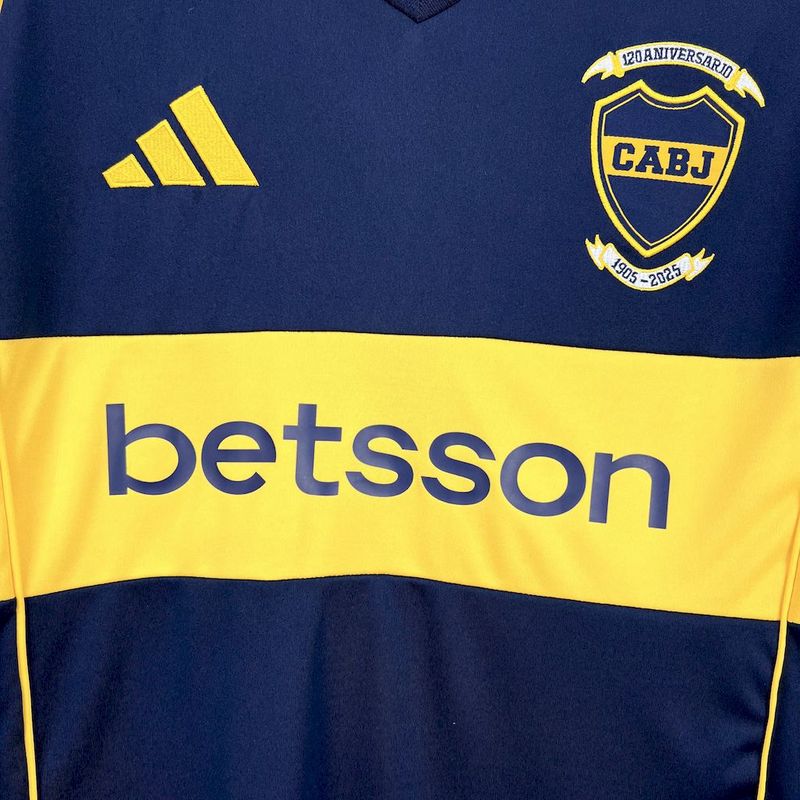 Camisa Boca Juniors Home 25/26 - Azul e Amarela | Torcedor