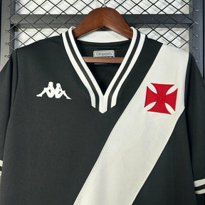 Camisa Vasco Home 25/26 - Preta e Branca | Torcedor